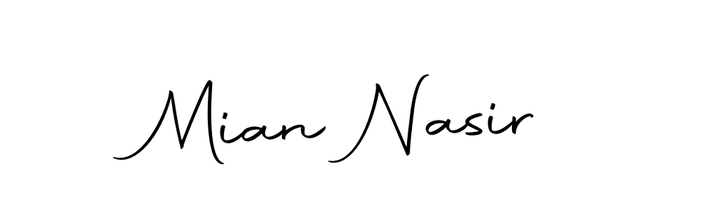 Also we have Mian Nasir name is the best signature style. Create professional handwritten signature collection using Autography-DOLnW autograph style. Mian Nasir signature style 10 images and pictures png