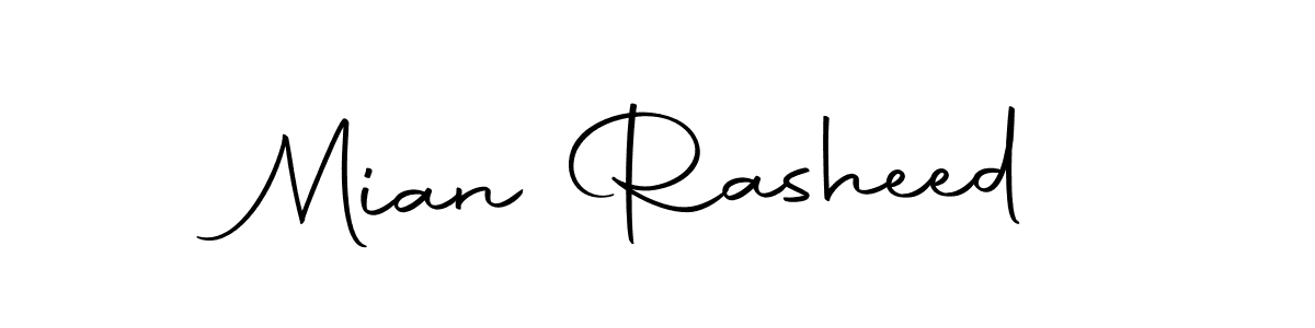 Autography-DOLnW is a professional signature style that is perfect for those who want to add a touch of class to their signature. It is also a great choice for those who want to make their signature more unique. Get Mian Rasheed name to fancy signature for free. Mian Rasheed signature style 10 images and pictures png