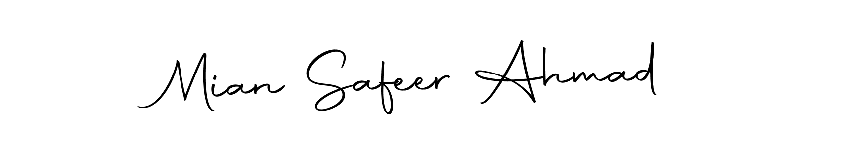 You can use this online signature creator to create a handwritten signature for the name Mian Safeer Ahmad. This is the best online autograph maker. Mian Safeer Ahmad signature style 10 images and pictures png