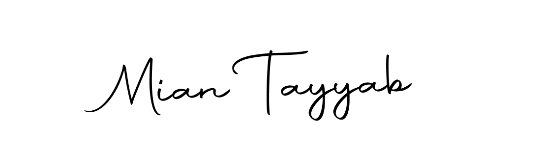 How to make Mian Tayyab signature? Autography-DOLnW is a professional autograph style. Create handwritten signature for Mian Tayyab name. Mian Tayyab signature style 10 images and pictures png
