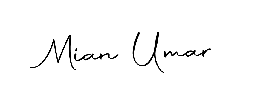 Design your own signature with our free online signature maker. With this signature software, you can create a handwritten (Autography-DOLnW) signature for name Mian Umar. Mian Umar signature style 10 images and pictures png