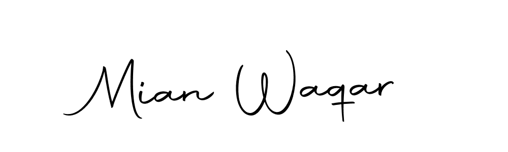 The best way (Autography-DOLnW) to make a short signature is to pick only two or three words in your name. The name Mian Waqar include a total of six letters. For converting this name. Mian Waqar signature style 10 images and pictures png