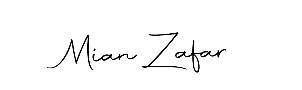 Make a beautiful signature design for name Mian Zafar. With this signature (Autography-DOLnW) style, you can create a handwritten signature for free. Mian Zafar signature style 10 images and pictures png