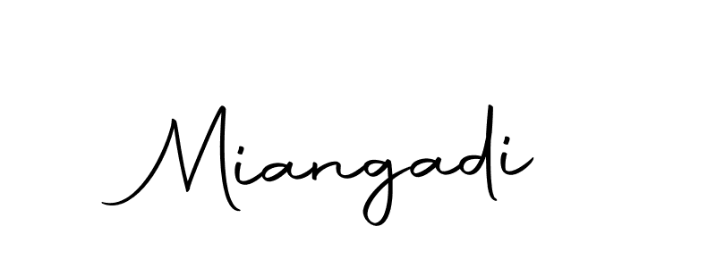 How to make Miangadi signature? Autography-DOLnW is a professional autograph style. Create handwritten signature for Miangadi name. Miangadi signature style 10 images and pictures png