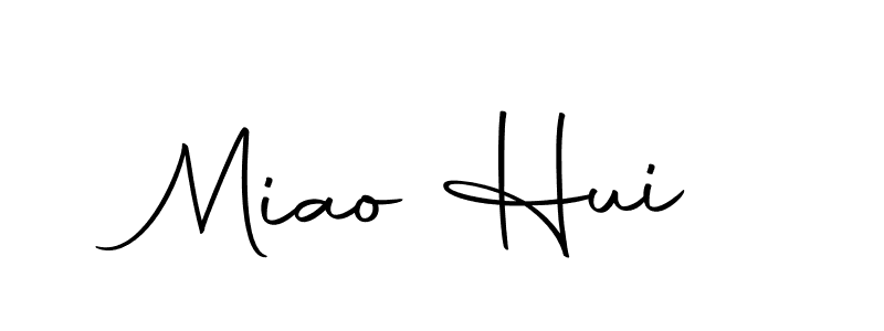 Design your own signature with our free online signature maker. With this signature software, you can create a handwritten (Autography-DOLnW) signature for name Miao Hui. Miao Hui signature style 10 images and pictures png