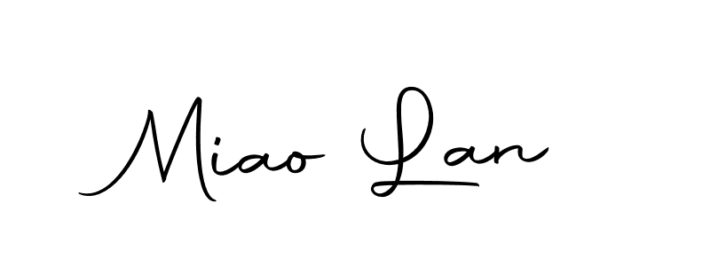 You should practise on your own different ways (Autography-DOLnW) to write your name (Miao Lan) in signature. don't let someone else do it for you. Miao Lan signature style 10 images and pictures png