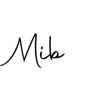 How to make Mib signature? Autography-DOLnW is a professional autograph style. Create handwritten signature for Mib name. Mib signature style 10 images and pictures png