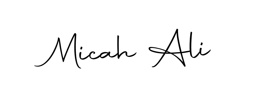 Use a signature maker to create a handwritten signature online. With this signature software, you can design (Autography-DOLnW) your own signature for name Micah Ali. Micah Ali signature style 10 images and pictures png