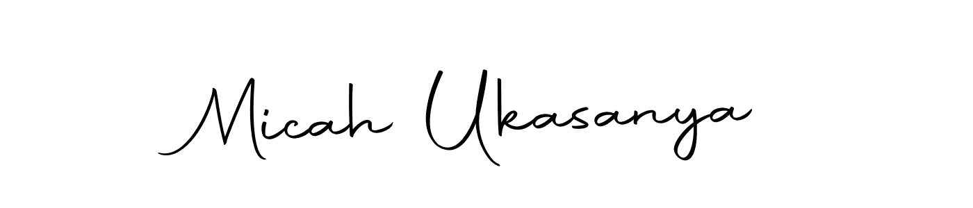 Micah Ukasanya stylish signature style. Best Handwritten Sign (Autography-DOLnW) for my name. Handwritten Signature Collection Ideas for my name Micah Ukasanya. Micah Ukasanya signature style 10 images and pictures png