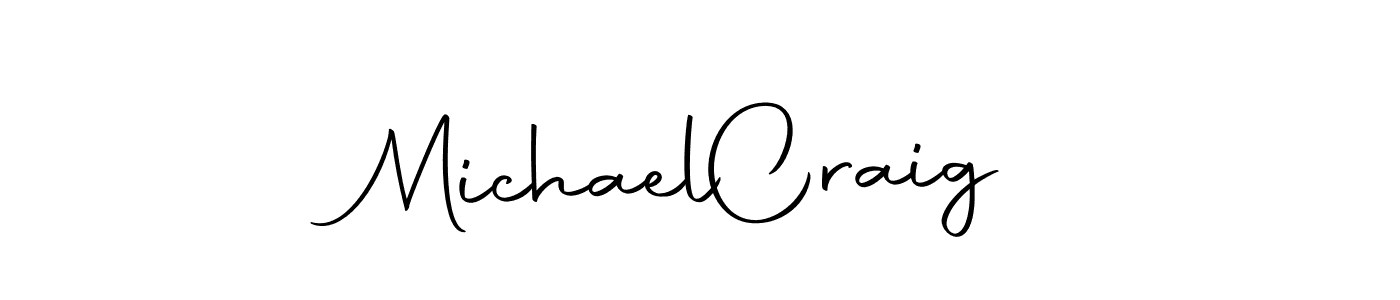 This is the best signature style for the Michael  Craig name. Also you like these signature font (Autography-DOLnW). Mix name signature. Michael  Craig signature style 10 images and pictures png