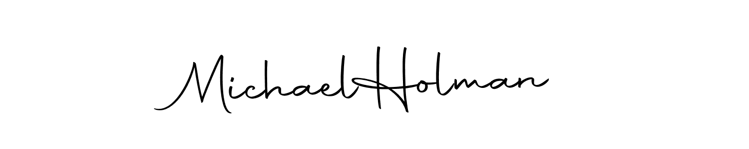The best way (Autography-DOLnW) to make a short signature is to pick only two or three words in your name. The name Michael  Holman include a total of six letters. For converting this name. Michael  Holman signature style 10 images and pictures png