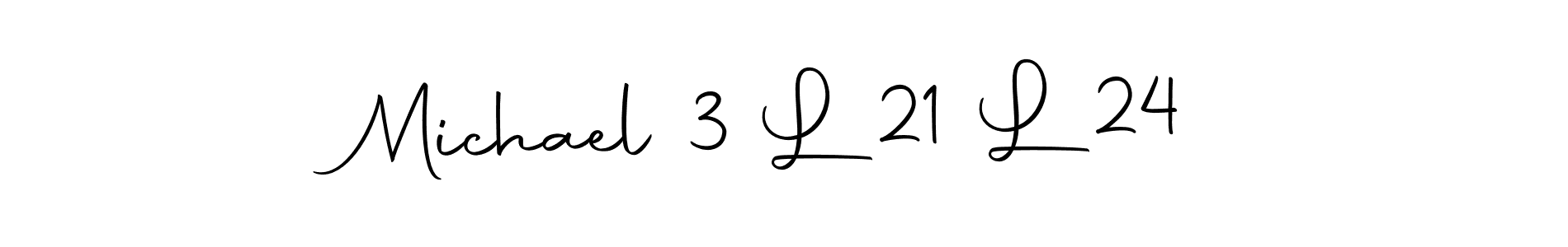 Here are the top 10 professional signature styles for the name Michael 3 L 21 L 24. These are the best autograph styles you can use for your name. Michael 3 L 21 L 24 signature style 10 images and pictures png