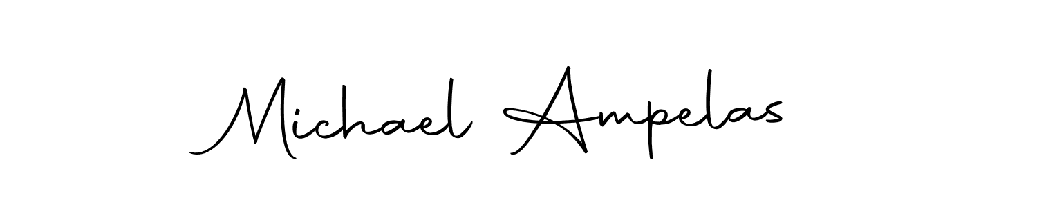 Create a beautiful signature design for name Michael Ampelas. With this signature (Autography-DOLnW) fonts, you can make a handwritten signature for free. Michael Ampelas signature style 10 images and pictures png