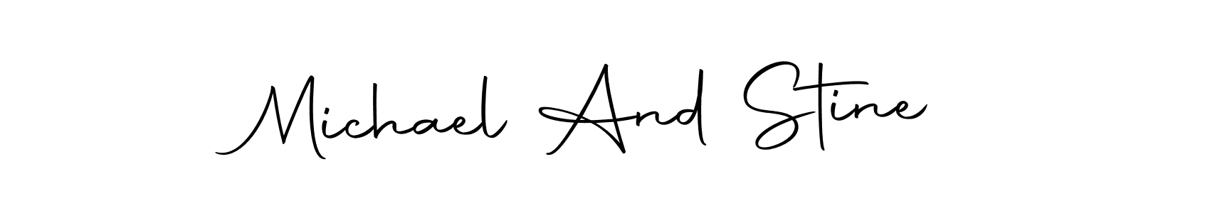 Check out images of Autograph of Michael And Stine name. Actor Michael And Stine Signature Style. Autography-DOLnW is a professional sign style online. Michael And Stine signature style 10 images and pictures png
