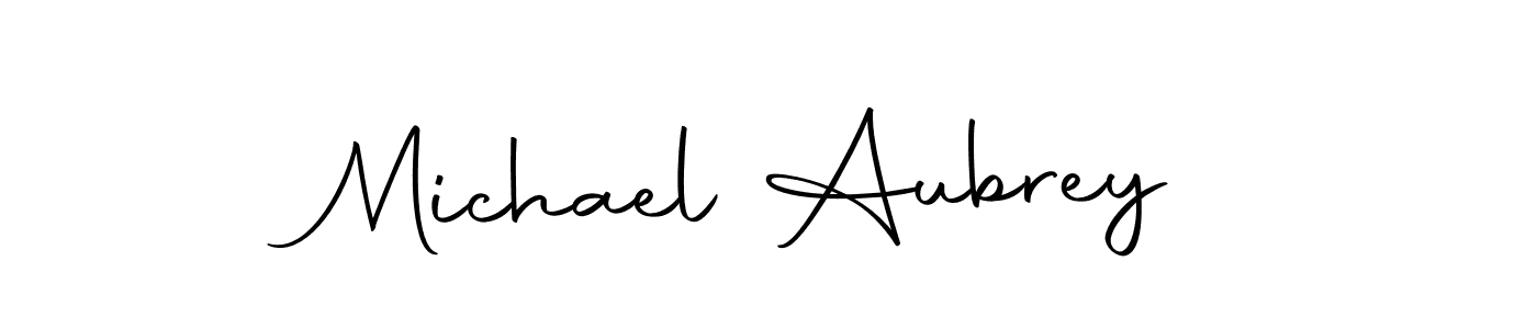 How to make Michael Aubrey name signature. Use Autography-DOLnW style for creating short signs online. This is the latest handwritten sign. Michael Aubrey signature style 10 images and pictures png