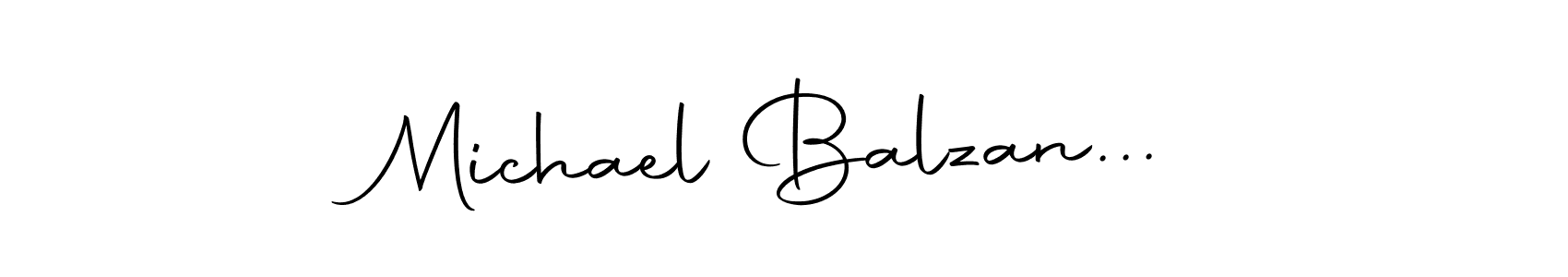 How to make Michael Balzan... signature? Autography-DOLnW is a professional autograph style. Create handwritten signature for Michael Balzan... name. Michael Balzan... signature style 10 images and pictures png