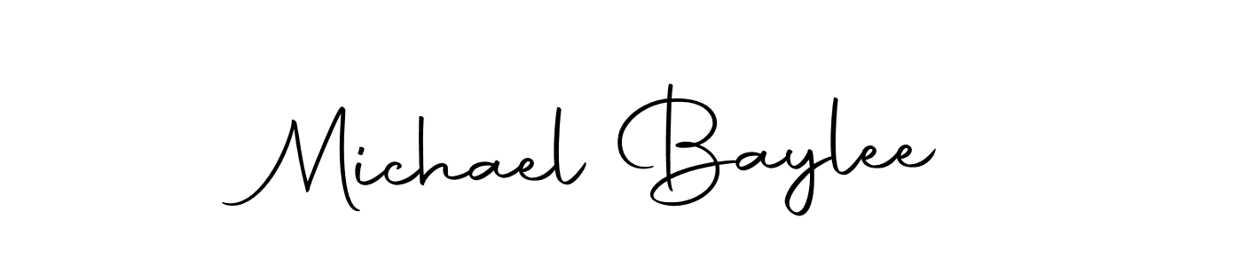 Use a signature maker to create a handwritten signature online. With this signature software, you can design (Autography-DOLnW) your own signature for name Michael Baylee. Michael Baylee signature style 10 images and pictures png