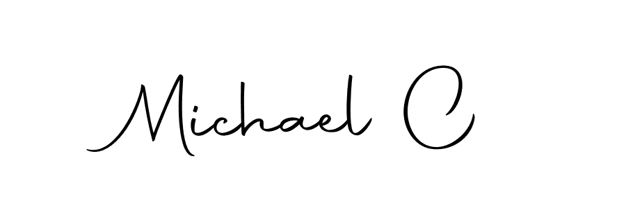 Make a beautiful signature design for name Michael C. With this signature (Autography-DOLnW) style, you can create a handwritten signature for free. Michael C signature style 10 images and pictures png