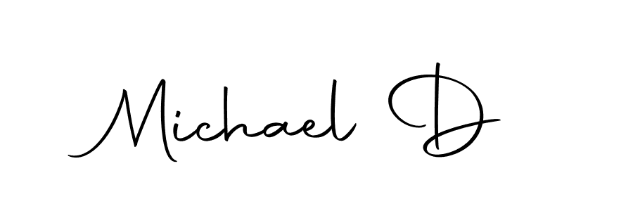 Michael D stylish signature style. Best Handwritten Sign (Autography-DOLnW) for my name. Handwritten Signature Collection Ideas for my name Michael D. Michael D signature style 10 images and pictures png
