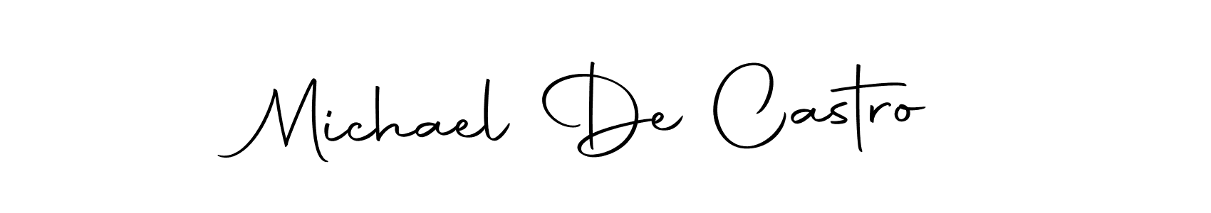 Make a beautiful signature design for name Michael De Castro. Use this online signature maker to create a handwritten signature for free. Michael De Castro signature style 10 images and pictures png