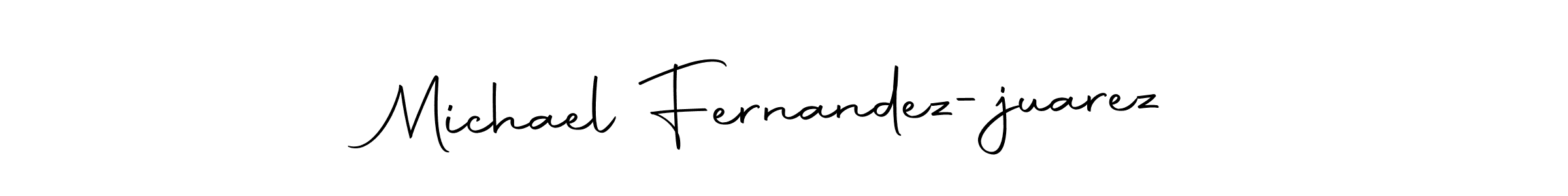 Design your own signature with our free online signature maker. With this signature software, you can create a handwritten (Autography-DOLnW) signature for name Michael Fernandez-juarez. Michael Fernandez-juarez signature style 10 images and pictures png