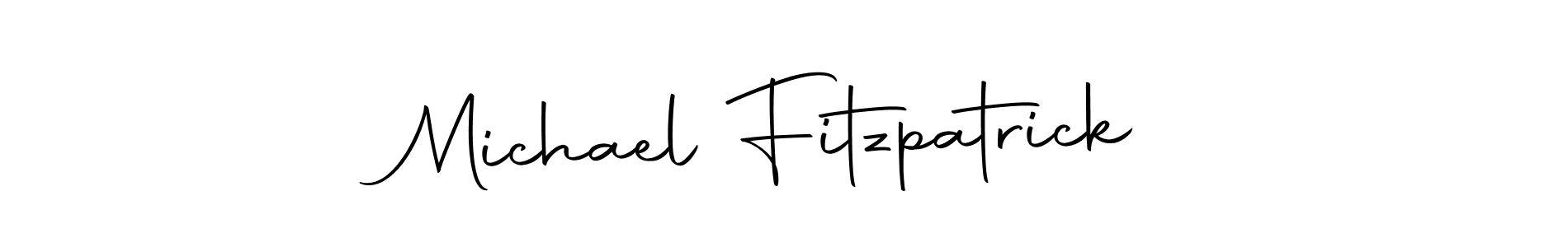 How to make Michael Fitzpatrick name signature. Use Autography-DOLnW style for creating short signs online. This is the latest handwritten sign. Michael Fitzpatrick signature style 10 images and pictures png