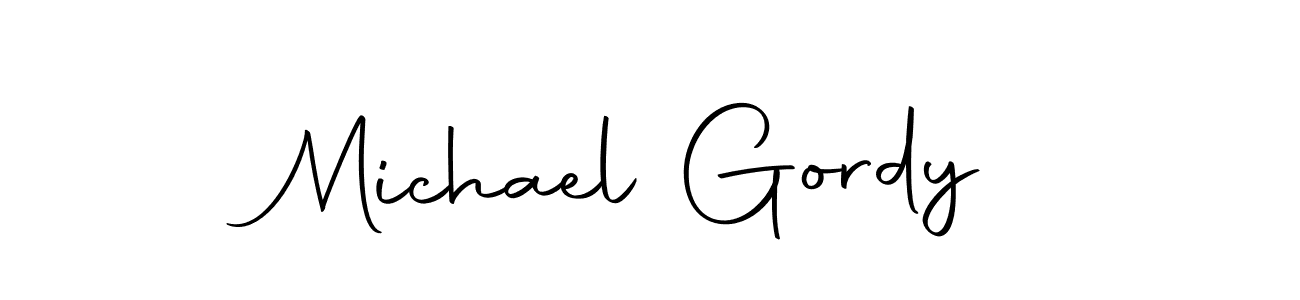 Also we have Michael Gordy name is the best signature style. Create professional handwritten signature collection using Autography-DOLnW autograph style. Michael Gordy signature style 10 images and pictures png