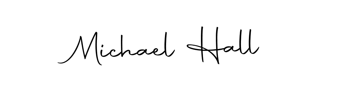 Design your own signature with our free online signature maker. With this signature software, you can create a handwritten (Autography-DOLnW) signature for name Michael Hall. Michael Hall signature style 10 images and pictures png