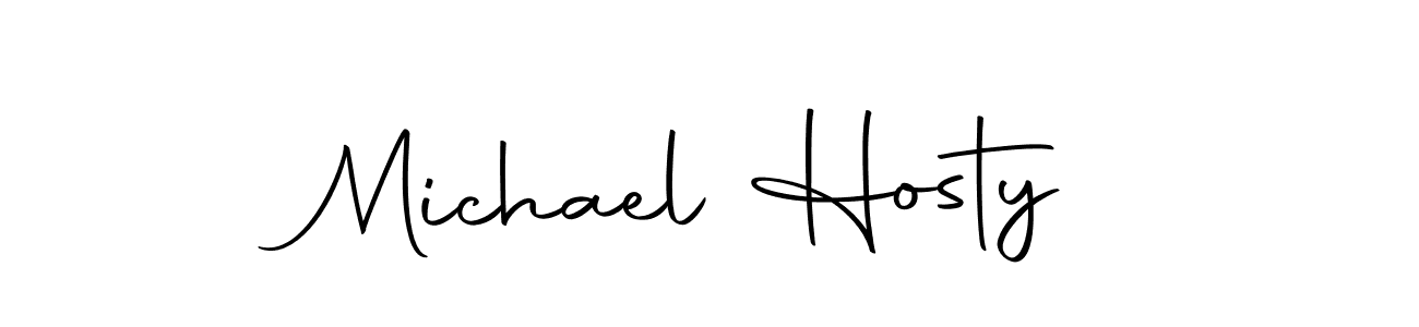 Make a beautiful signature design for name Michael Hosty. Use this online signature maker to create a handwritten signature for free. Michael Hosty signature style 10 images and pictures png