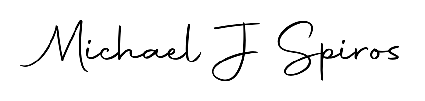 Create your official email sign-off with Michael J Spiros name in Autography-DOLnW style. Crisp, clean, and perfectly legible across all screens. Michael J Spiros signature style 10 images and pictures png