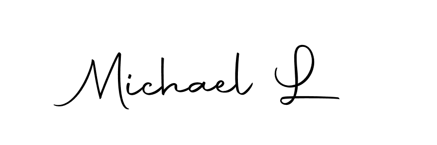 Michael L stylish signature style. Best Handwritten Sign (Autography-DOLnW) for my name. Handwritten Signature Collection Ideas for my name Michael L. Michael L signature style 10 images and pictures png