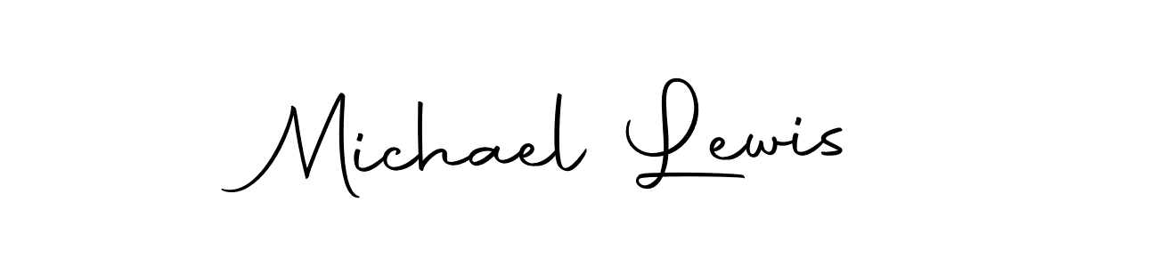 Use a signature maker to create a handwritten signature online. With this signature software, you can design (Autography-DOLnW) your own signature for name Michael Lewis. Michael Lewis signature style 10 images and pictures png