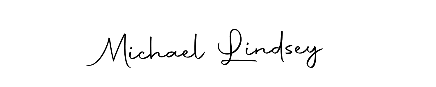 Design your own signature with our free online signature maker. With this signature software, you can create a handwritten (Autography-DOLnW) signature for name Michael Lindsey. Michael Lindsey signature style 10 images and pictures png