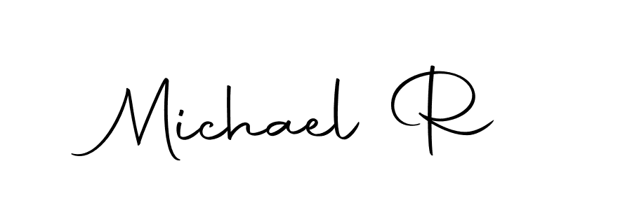 Michael R stylish signature style. Best Handwritten Sign (Autography-DOLnW) for my name. Handwritten Signature Collection Ideas for my name Michael R. Michael R signature style 10 images and pictures png