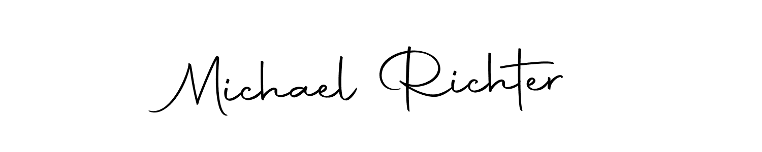 Create a beautiful signature design for name Michael Richter. With this signature (Autography-DOLnW) fonts, you can make a handwritten signature for free. Michael Richter signature style 10 images and pictures png