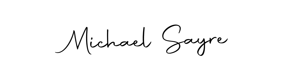 The best way (Autography-DOLnW) to make a short signature is to pick only two or three words in your name. The name Michael Sayre include a total of six letters. For converting this name. Michael Sayre signature style 10 images and pictures png