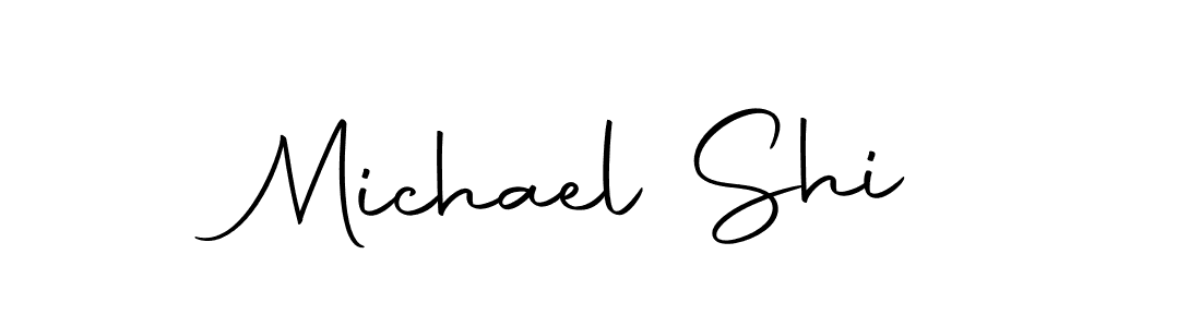 You should practise on your own different ways (Autography-DOLnW) to write your name (Michael Shi) in signature. don't let someone else do it for you. Michael Shi signature style 10 images and pictures png