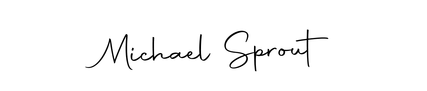 Similarly Autography-DOLnW is the best handwritten signature design. Signature creator online .You can use it as an online autograph creator for name Michael Sprout. Michael Sprout signature style 10 images and pictures png