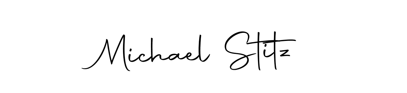Make a beautiful signature design for name Michael Stitz. With this signature (Autography-DOLnW) style, you can create a handwritten signature for free. Michael Stitz signature style 10 images and pictures png