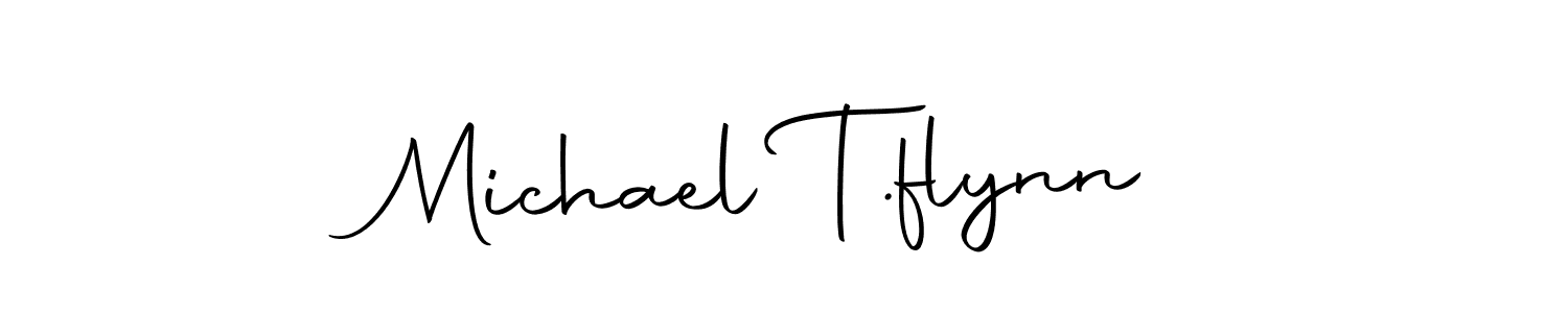 Make a beautiful signature design for name Michael T.flynn. With this signature (Autography-DOLnW) style, you can create a handwritten signature for free. Michael T.flynn signature style 10 images and pictures png