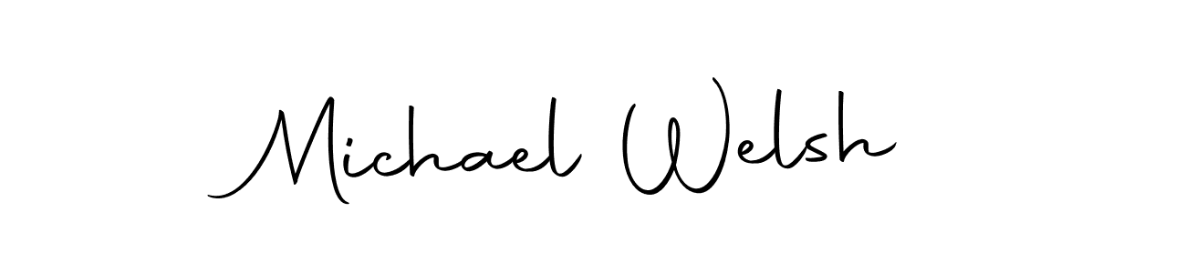if you are searching for the best signature style for your name Michael Welsh. so please give up your signature search. here we have designed multiple signature styles  using Autography-DOLnW. Michael Welsh signature style 10 images and pictures png