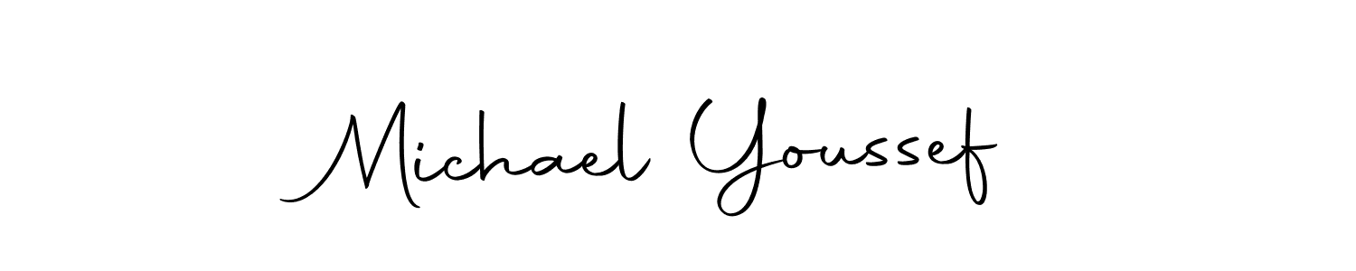 Similarly Autography-DOLnW is the best handwritten signature design. Signature creator online .You can use it as an online autograph creator for name Michael Youssef. Michael Youssef signature style 10 images and pictures png