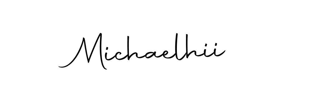 Michaelhii stylish signature style. Best Handwritten Sign (Autography-DOLnW) for my name. Handwritten Signature Collection Ideas for my name Michaelhii. Michaelhii signature style 10 images and pictures png