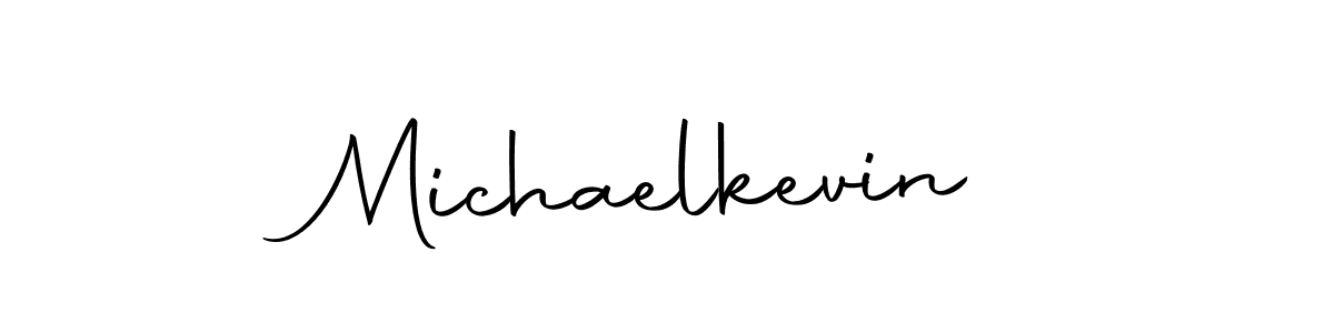 Make a beautiful signature design for name Michaelkevin. With this signature (Autography-DOLnW) style, you can create a handwritten signature for free. Michaelkevin signature style 10 images and pictures png