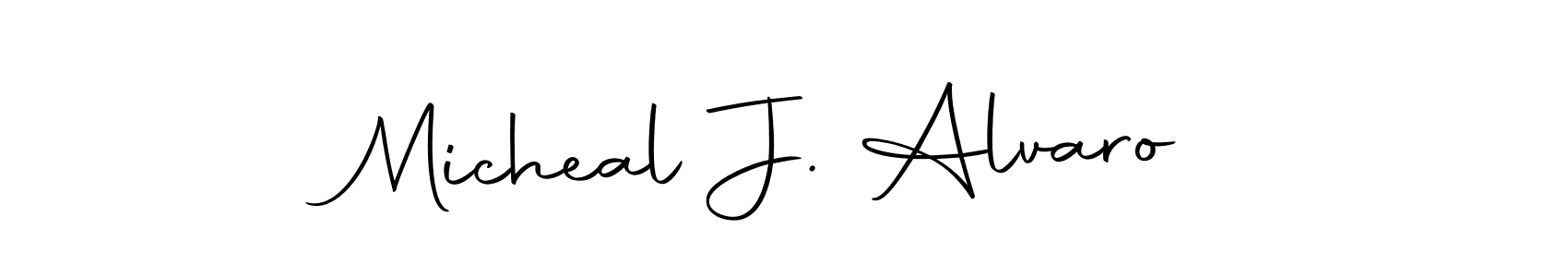 How to make Micheal J. Alvaro signature? Autography-DOLnW is a professional autograph style. Create handwritten signature for Micheal J. Alvaro name. Micheal J. Alvaro signature style 10 images and pictures png