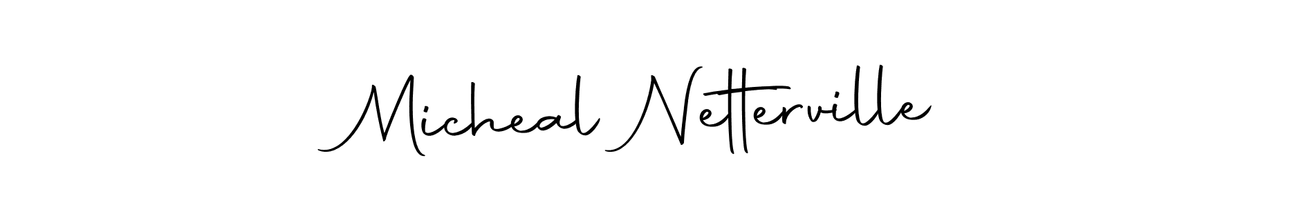 Once you've used our free online signature maker to create your best signature Autography-DOLnW style, it's time to enjoy all of the benefits that Micheal Netterville name signing documents. Micheal Netterville signature style 10 images and pictures png