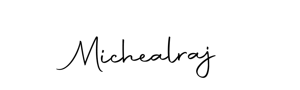 How to make Michealraj signature? Autography-DOLnW is a professional autograph style. Create handwritten signature for Michealraj name. Michealraj signature style 10 images and pictures png