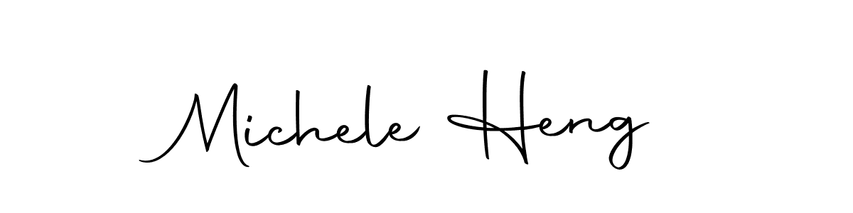 Michele Heng stylish signature style. Best Handwritten Sign (Autography-DOLnW) for my name. Handwritten Signature Collection Ideas for my name Michele Heng. Michele Heng signature style 10 images and pictures png