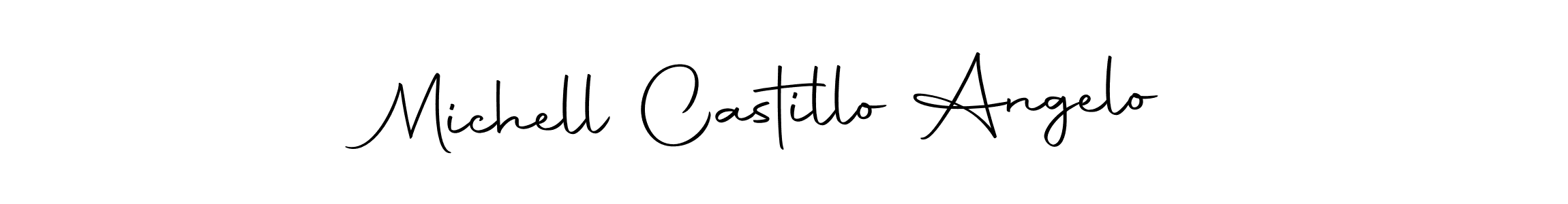 How to make Michell Castillo Angelo signature? Autography-DOLnW is a professional autograph style. Create handwritten signature for Michell Castillo Angelo name. Michell Castillo Angelo signature style 10 images and pictures png