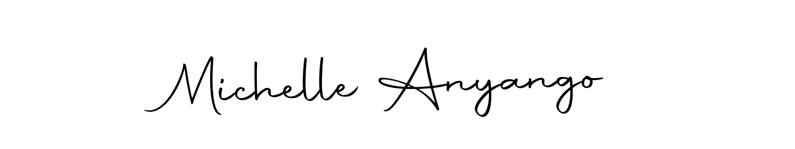 This is the best signature style for the Michelle Anyango name. Also you like these signature font (Autography-DOLnW). Mix name signature. Michelle Anyango signature style 10 images and pictures png